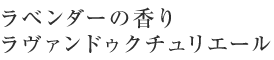 ラベンダーの香りラヴァンドゥクチュリエール